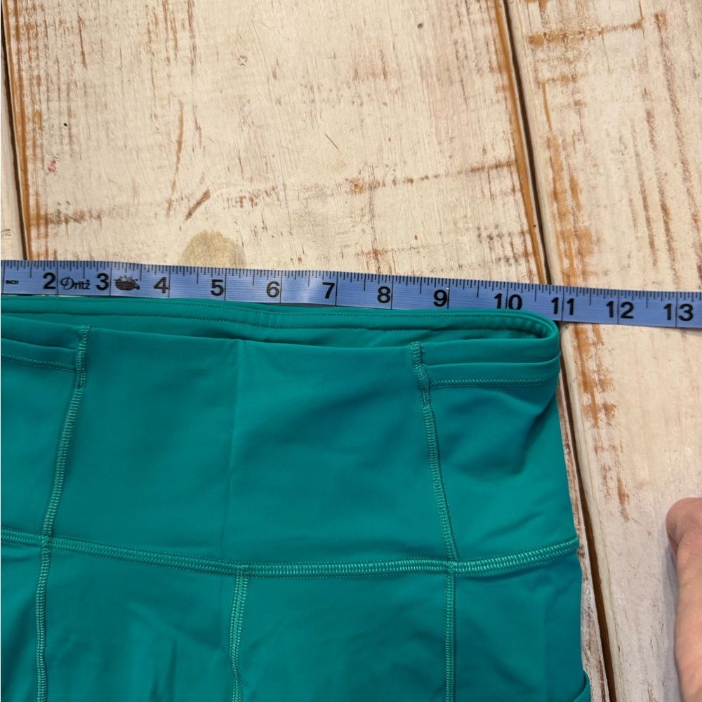 Lululemon high rise Vibrant Teal Leggings Women size 2 - Picture 8 of 11